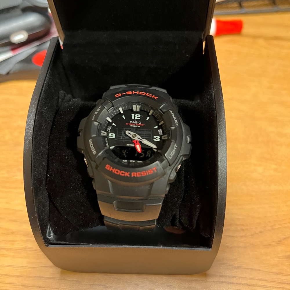 Black and Red G-Shock